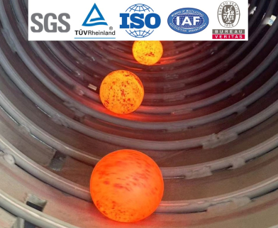 Bola de molienda laminada en caliente/forjada para cobre, oro, hierro y plata