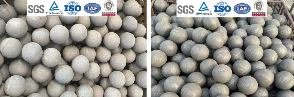 Billes de broyage en acier forgé de 1/2/3/4/5 pouces